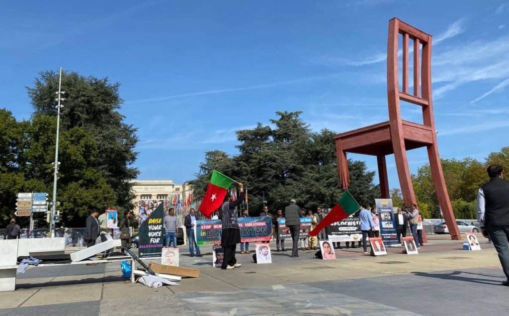 ماں جنیوا ءَ راجانی سنت ءِ مردمی اگبالانی پتر ءِ 55 می نیاد ءِ میان ءَ بی این ایم بلوچ جیڑہ ءَ سھرا کنت