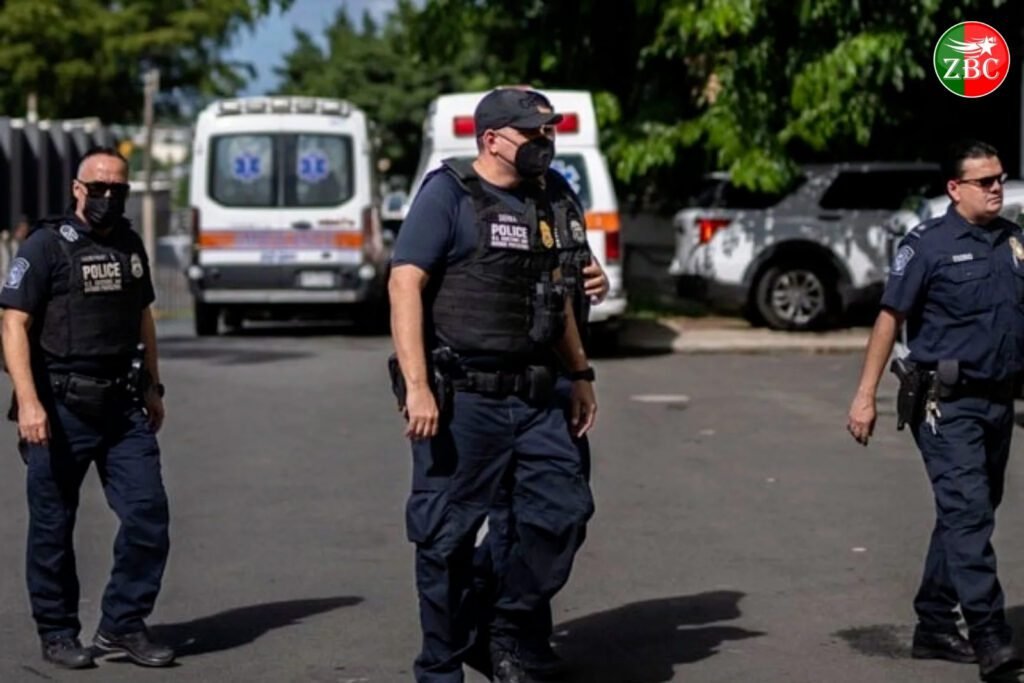 امریکہ ءَ درمانجاھے ءَ تیرگواری ءَ دہ مردم مرتگ ءُ باز مردم ٹپی بیتگ۔