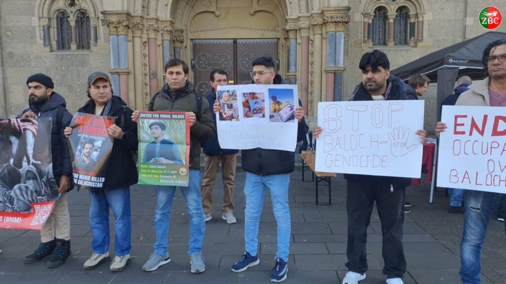 جرمنی: بلوچ چکچینی ءِ بگیری ءَ بی این ایم ءِ زھرشانی