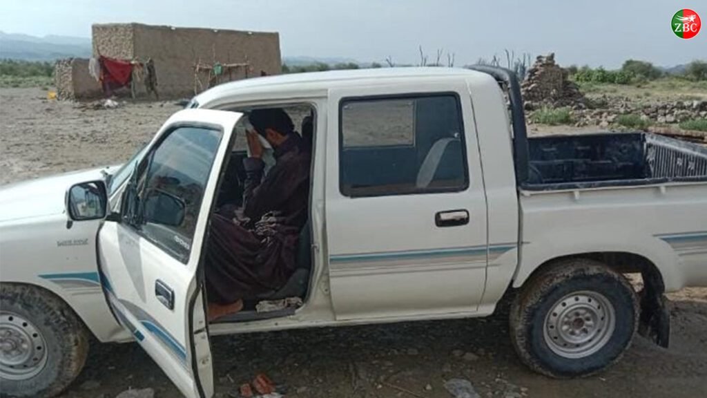 جاھو ءَ پاکستانی پوج ءَ درمان بلوچ ءِ گاڑی برتگ