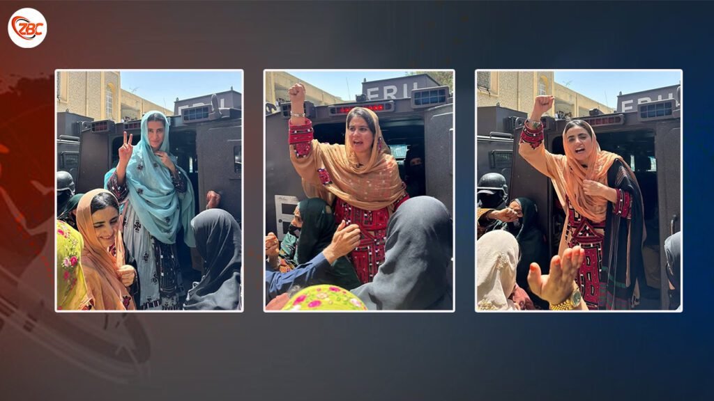 ڈاکٹر ماہ رنگ بلوچ ءُ بی وائی سی ءِ آدگہ سروک  آمیدگس ءَ پیش کنگ  ءُ پہ پنچ روچ ءِ ریمانڈ ءَ  پولیس ءِ دست ءَ  دیگ بیتگ اَنت