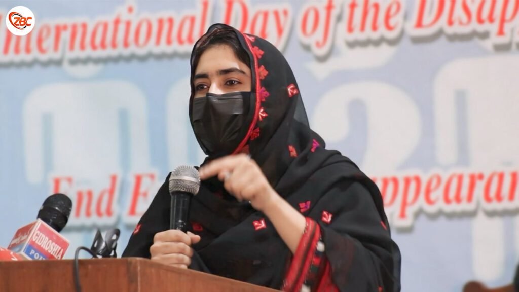 من نمرہ بلوچ ءَ ھوار درسیں بیگواھیں مردمانی آجوئی ءِ لوٹ ءَ کن آں ۔ ڈاکٹر شلی بلوچ